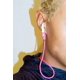 thumbnail image 5 of Correa Tapper de Nylon Rosa y Acero Inoxidable para AirPods, 5 of 6
