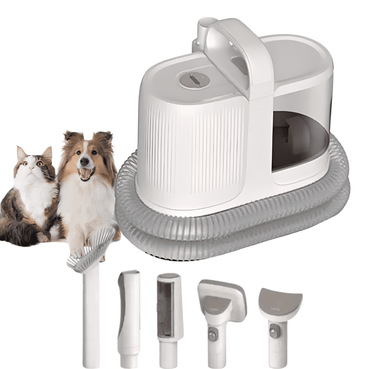 Genérica - Maquina Cepillo Aspiradora Pelo Mascotas Gato Perro 6 En 1