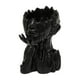 thumbnail image 5 of Macetero De Cabeza, Maceta De Resina Para Cara, Estatua De Jardín Novedosa, Maceteros De Cara, Color Negro, 5 of 5