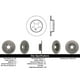 thumbnail image 2 of Disco Freno para auto Mercedes Benz C300 2008-2014 Trasero, 2 of 4