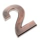 thumbnail image 5 of Se?al De Número De Puerta Autoadhesiva De Plástico De Cobre Número De Dígito Numérico Pegajoso 2, 5 of 5
