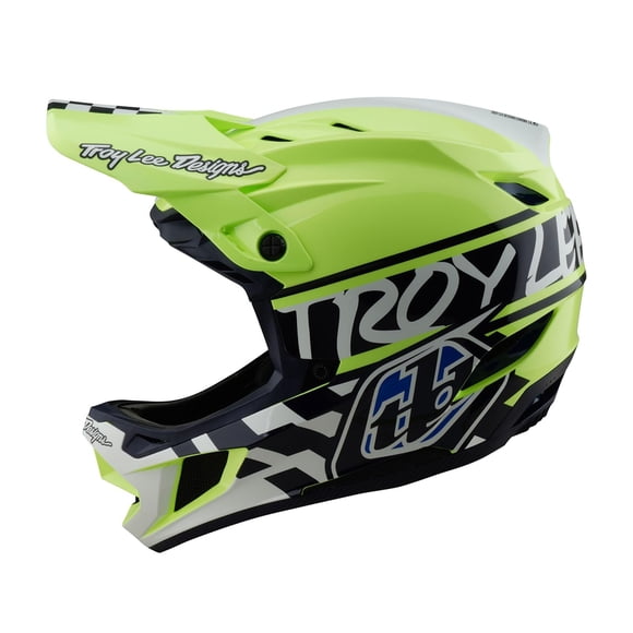 Casco Troy Lee Designs D4 Poliacrilita MIPS Fifty-50 Azul Marino