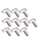 thumbnail image 1 of 10 Piezas Anillos para Uñas Acrílicas Ajustables Anillos de Dedos Metálicos Reutilizables Y Desmontables Set de Decoración de Arte de Uñas Adecuados Plata, 1 of 5