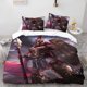 thumbnail image 1 of 3pcss Set Ancient Greek Warrior Printed Duvet Set Themed Bedding 3pcss Duvet Cover Pillowcase Set Soft, 1 of 1