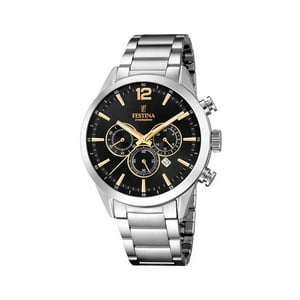 Reloj F20343/4 Festina Negro Hombre Timeless Chronograph