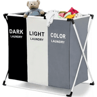 Genérico - Cesto Ropa Sucia 3 Separaciones