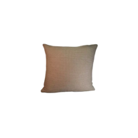 Genérico - Pack De 8 Cojines Decorativos Cuadrille 45X45 Cm Marrón Claro