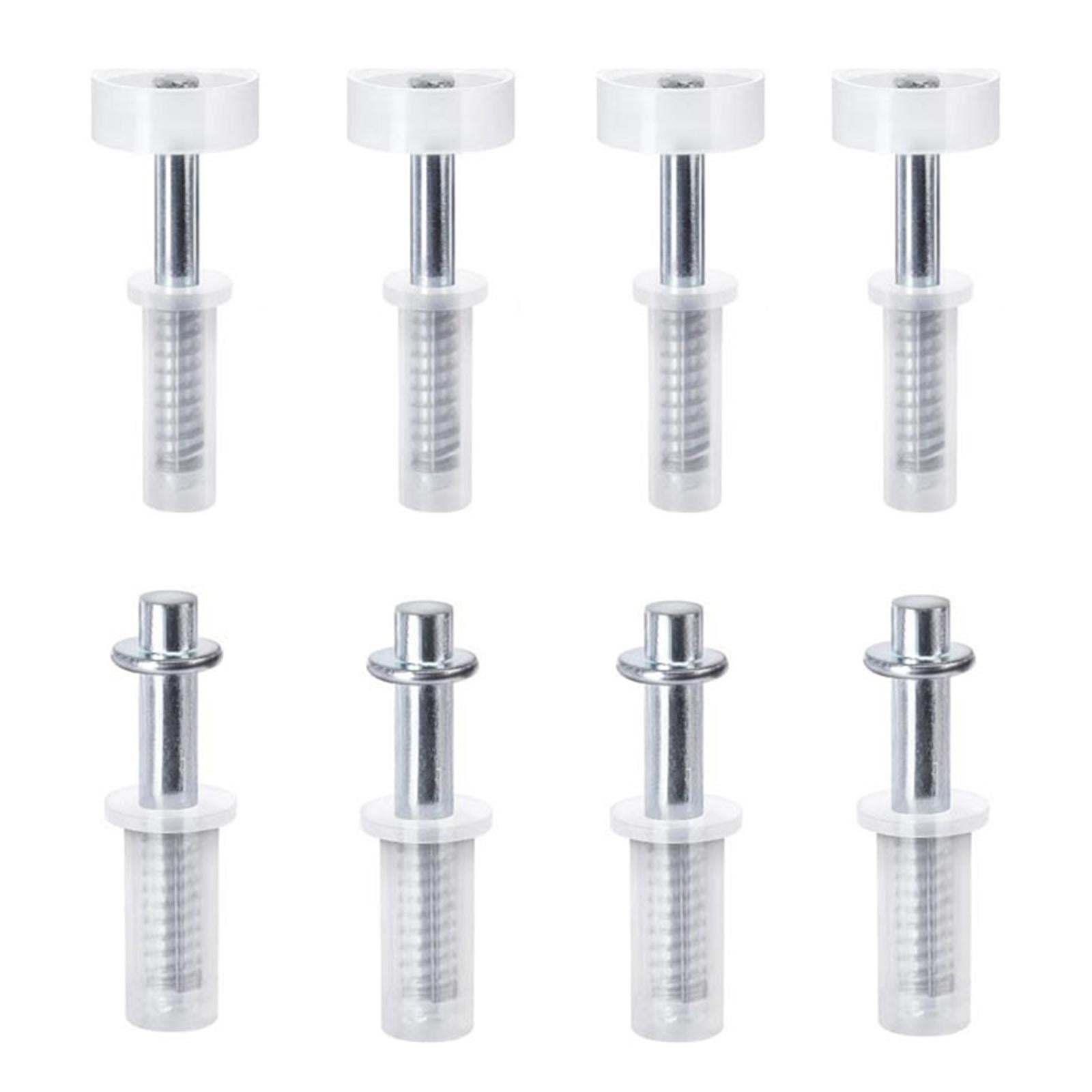 Magideal - Herrajes Para Puertas Plegables Con Pivote Y Rueda Guía, Fáciles De Usar, Versátiles, Para Puertas Corredizas, Ideal Para Guardarropas, Tiendas, Lavan 8 Piezas