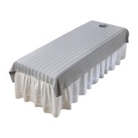 Ioensy - Sábana De Salón Lavable Y Transpirable Para Cama De Belleza, Para Interior, Hotel, Hogar, Color Gris