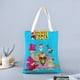 thumbnail image 2 of Schoolhouse Rock Bolso de tela con estampado de lienzo para mujer, bolsa de compras reutilizable y estética, con cremallera interior, regalo para mujer,40*45cm., 2 of 6