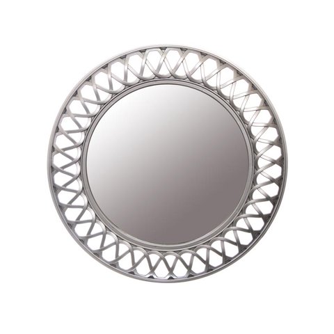 Vgo - Espejo Redondo Decorativo 61X61X3 Cm