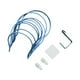 thumbnail image 1 of 5x Perchero Multifuncional Pounch Free Con Gancho De Puerta Para Dormitorio Armario Azul, 1 of 3
