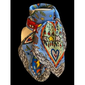 Pañuelo Maxó Celeste Sol