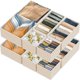 thumbnail image 1 of Set organizador de cajones Simple Houseware, plegable, 12 unidades, color beige, 1 of 9