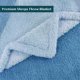 thumbnail image 4 of Manta PAVILIA Fluffy Sherpa Ombre 130 x 150 cm, color azul marino, 4 of 7