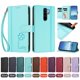 thumbnail image 4 of Funda Cartera Trébol para Xiaomi Redmi Note 8 Pro 4G con Ranuras Tarjetas y Carga Inalámbrica Verde menta, 4 of 6