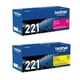 thumbnail image 2 of Pack de toner TN-221 4 CMYK, 2 of 4