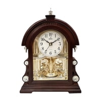 Magideal - Reloj De Escritorio Silencioso, Decoración Del Hogar, Moderno, Creativo, Diseño Retro, Arte, Reloj De Mesa Para 225 Cm X 9 Cm X 31 Cm