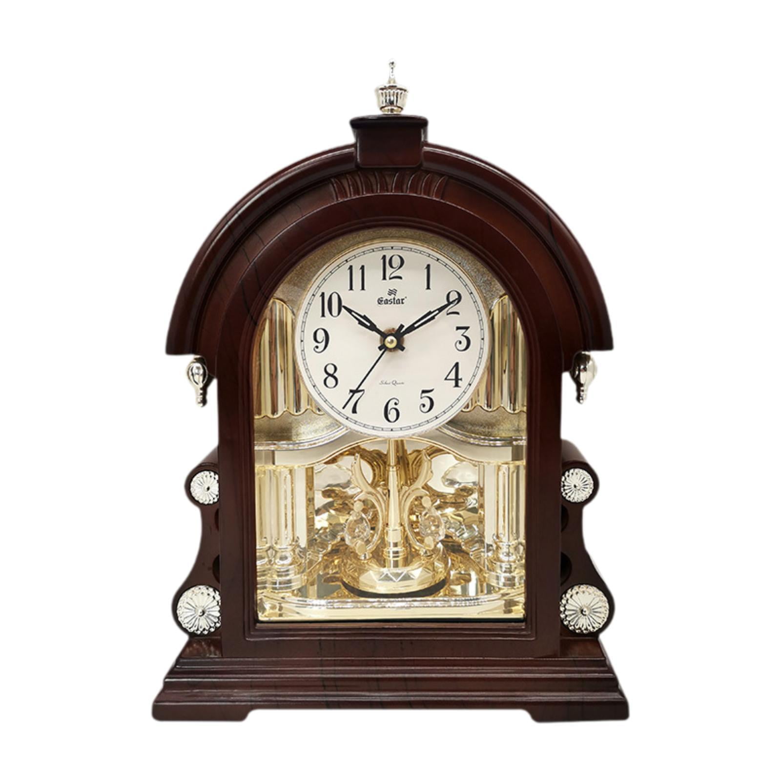 Magideal - Reloj De Escritorio Silencioso, Decoración Del Hogar, Moderno, Creativo, Diseño Retro, Arte, Reloj De Mesa Para 225 Cm X 9 Cm X 31 Cm