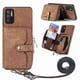 thumbnail image 1 of Funda Tipo Cartera con Correa Cruzada para Xaiomi Redmi Note 10 5G Protección Contra Golpes Marrón, 1 of 5