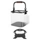 thumbnail image 2 of Contenedor De Almacenamiento Para Acampar De Engranaje De Pesca Plegable Para Viajar Pescando Negro24cm Lateral, 2 of 5