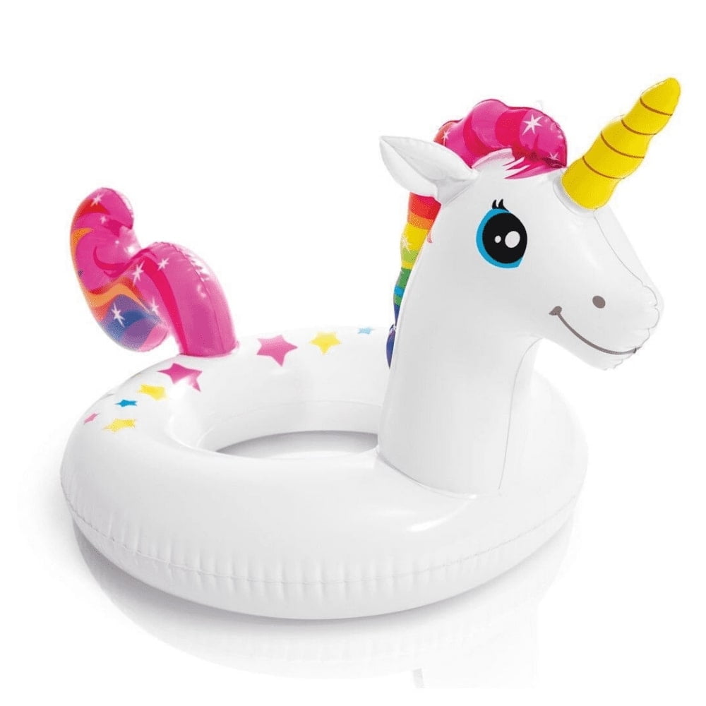 Intex - Flotador Inflable Redondo Unicornio 58 Cm Big Animal Ring