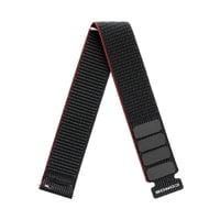 Correa De Reloj Coros Pace 3 Y Pace Pro Nylon Ink Negra Y Roja