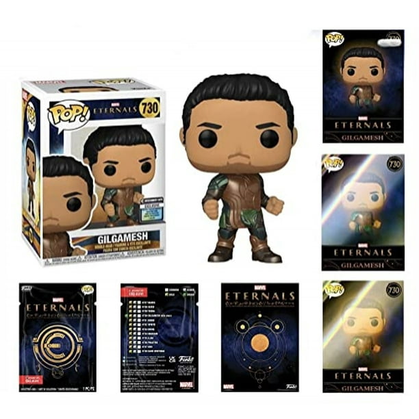 Figura de Vinilo Funko Pop Marvel Eternals Gilgamesh #730 con Tarjeta Coleccionable Entertainment Earth Exclusive