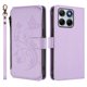 thumbnail image 2 of Funda Cartera Mariposa para [Motorola Edge 70 Fusion] con Soporte y Cremallera Morado claro, 2 of 6