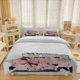 thumbnail image 1 of Pink Sweater Idol Group Themed Bedding Set Including Duvet Cover And Pillowcases. Soft And Comfortable, 1 of 5