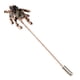 thumbnail image 2 of Rhinestone honeybee bug insect stick solapa pin boutonniere broche negro, 2 of 5