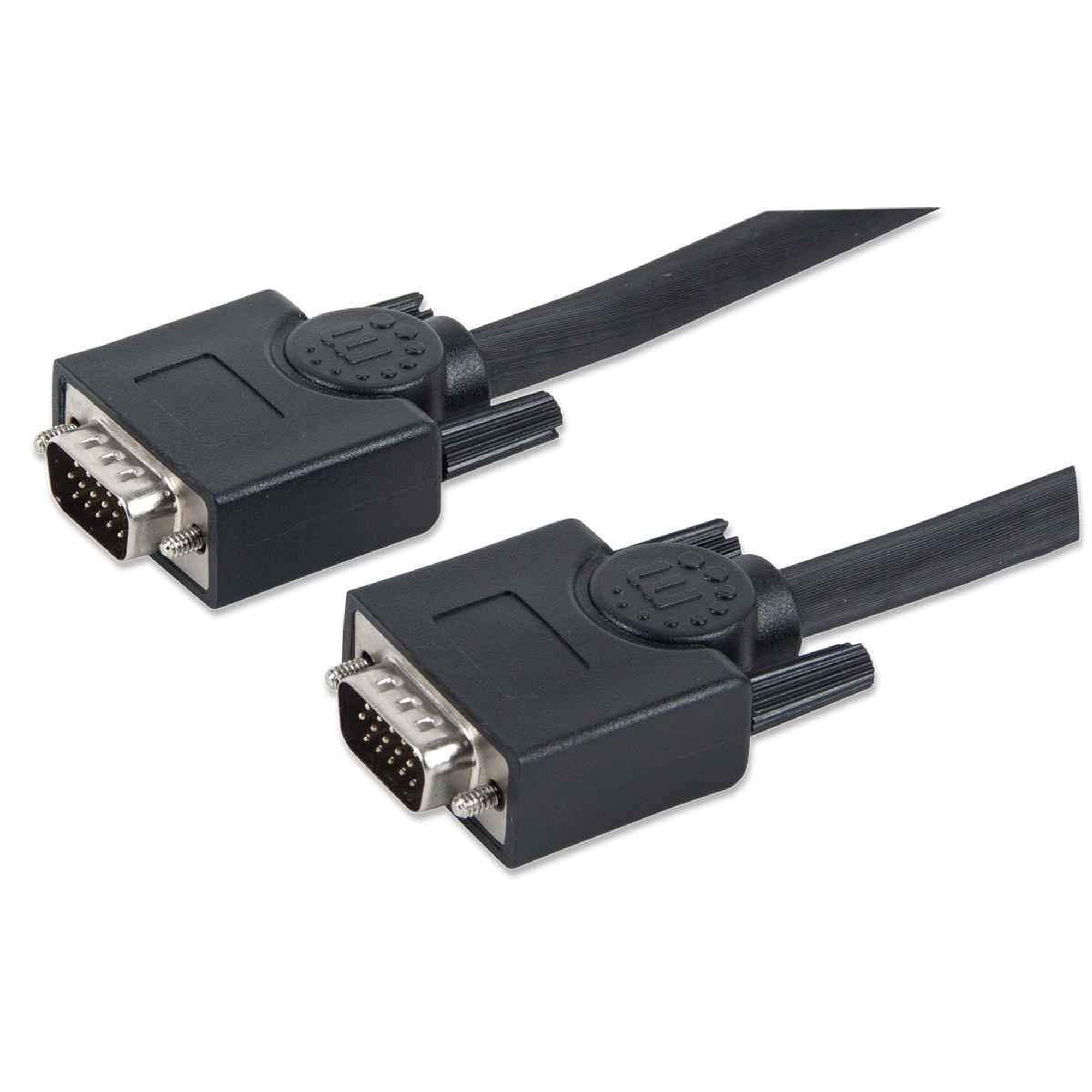 Cable De Monitor Svga Manhattan Black Hd15 Macho A Macho