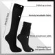 thumbnail image 2 of Xiao Hua 3 Pares de Calcetines Apilados, Calcetines de Bota de Punto de Algodón, Calcetines Largos Suaves, Calcetines Apilados de Invierno, Negro, 2 of 4