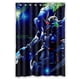 thumbnail image 1 of Cortina de ducha de Mobile Suit Gundam, juego de cortina de baño con ganchos, tamaño 48 x 72 pulgadas, 1 of 3