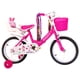 thumbnail image 3 of Bicicleta Aro 16 Infantil Con Peluchero Rosado Angel, 3 of 5