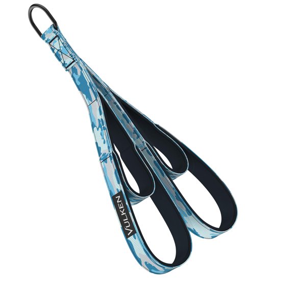 Cuerda para Tríceps Vulken 61 cm/43 cm Camuflaje Azul - Equipo de gimnasio