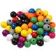 thumbnail image 5 of 500 Uds Cuentas Redondas De Madera Cuentas Sueltas De Madera 16mm Agujero DIY Pulsera Granja, 5 of 5