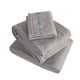 thumbnail image 1 of Juego de Sábanas Polar Bordadas Chantilly 1.5 Plazas Gris Plata, 1 of 2