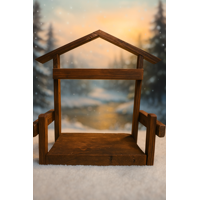 Circuito Verde - Porta Pesebre Plegable Madera Reciclada