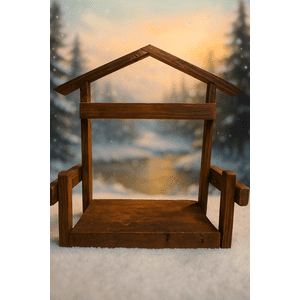 Circuito Verde - Porta Pesebre Plegable Madera Reciclada