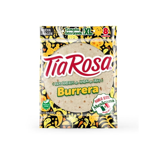 Tortilla Burrera 8 Un 400 g Tia Rosa