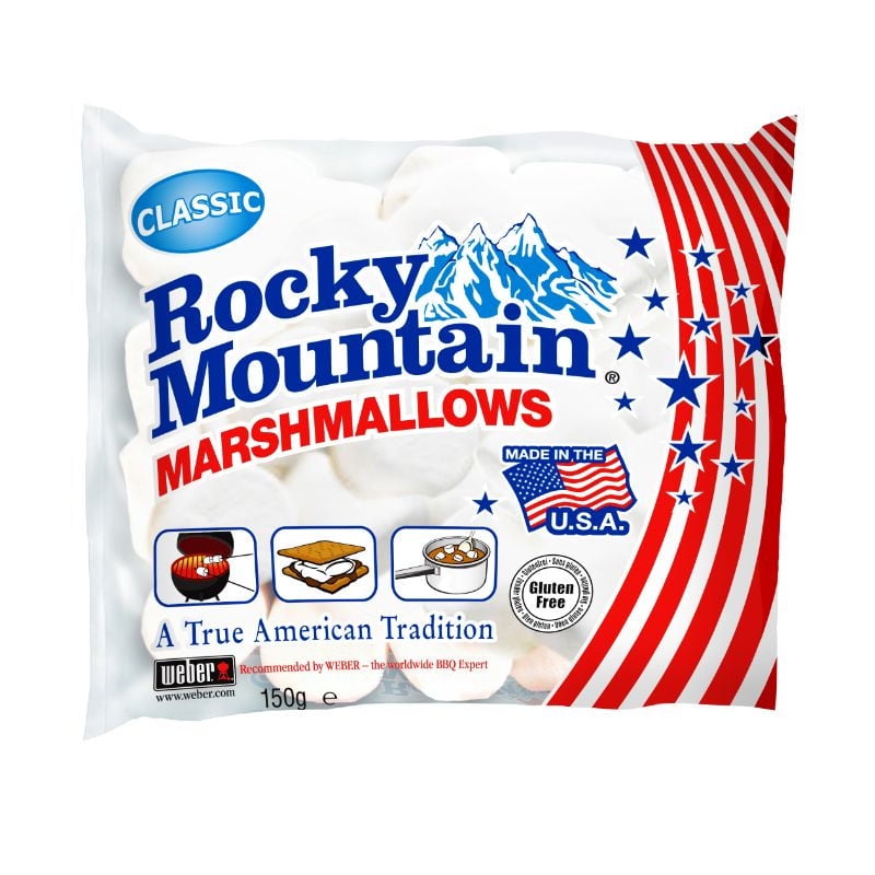 Marshmallows Clásico Tamaño Regular 150 g Rocky Mountain