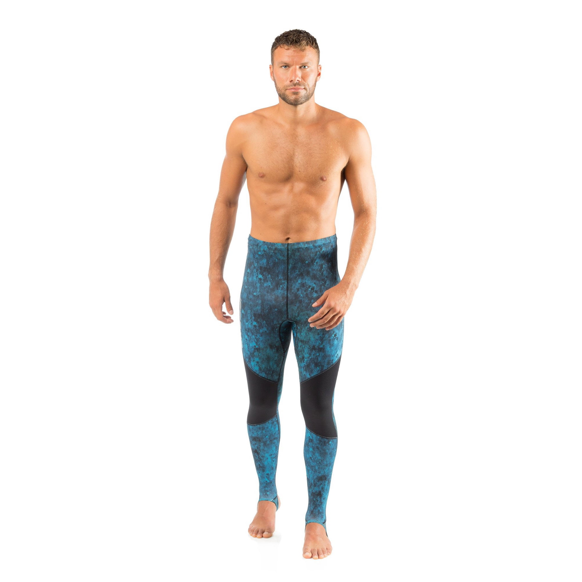 Pantalones Rash Guard Cressi Hunter Camo Blue, Talla M, Para Hombre