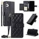 thumbnail image 1 of Funda tipo billetera FOXDOCK para Samsung Galaxy A13 4G/5G – Tapa abatible con correa para mujer, 1 of 5