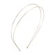 thumbnail image 1 of Unique Bargains 1 Pc Diademas de Doble Fila Simple para Mujeres Tono Dorado, 1 of 6