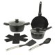 thumbnail image 1 of Juego de Utensilios de Cocina Oster 13 Piezas Antiadherente Negro Mate, 1 of 7