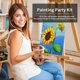 thumbnail image 2 of Kit de Pintura en Lienzo VOCHIC 8 x 10, 8 Diseños Florales, 2 of 3