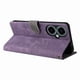 thumbnail image 3 of Funda Billetera para BLU G64 con Soporte - Cartera de Cuero con Ranuras Morado, 3 of 5