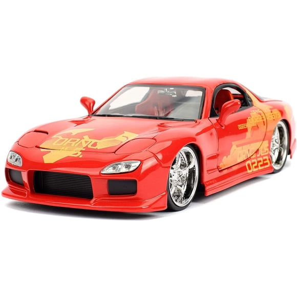 Coche fundido a presión Jada Toys Fast & Furious 1:24 Orange JLS Mazda RX-7