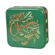 thumbnail image 2 of Caja De Galletas Navideñas Con Forma De Lata De Hierro Con Dibujos Animados Para Fiestas De Año Nuevo, Vacaciones, Color Verde FELIZ, 2 of 5